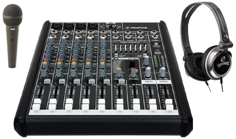 Mackie ProFX8 Pro Audio DJ Table Top USB 8 Channel Effects Audio