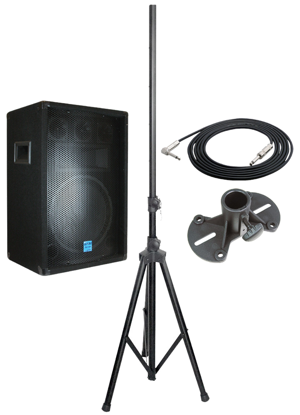 Pro Audio Gemini DJ GSM-1260 Passive 400 Watt 3 Way 12" Speaker with 1/4"