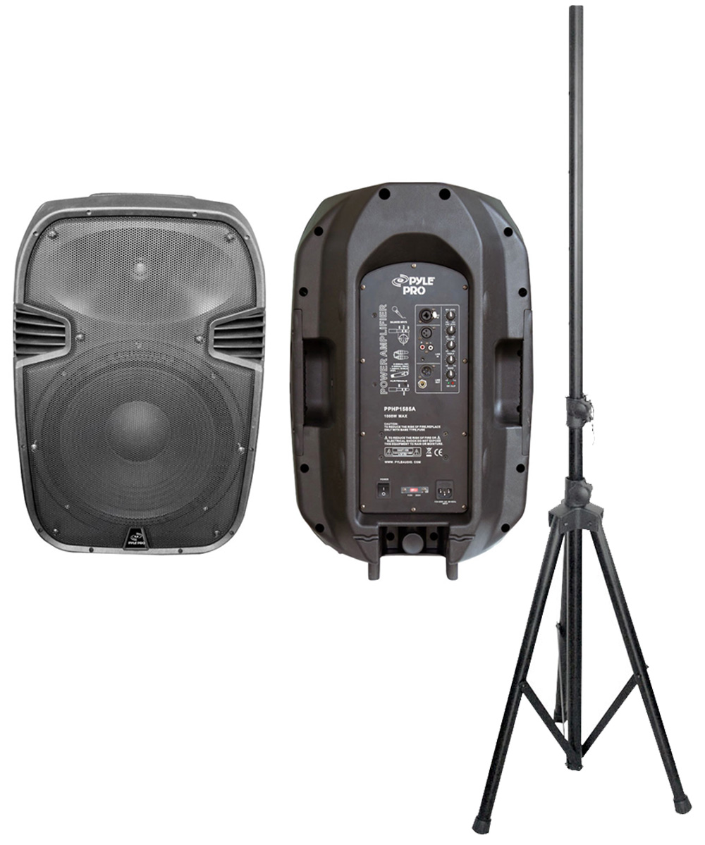 Pro Audio Pyle DJ PPHP1585A Powered 1000 Watt 2 Way 15