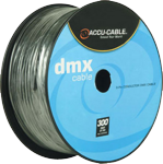 Accu Cable AC3CDMX300 3 Pin DMX Cable 300 Foot Spool