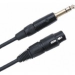 ACCU Cable XL4-6 XLR to 1/4" TRS Speaker Audio Patch 6FT Cable