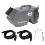 American DJ Bubbletron Portable High Output Bubble Machine with 2 DMX Cables and Safety Harness