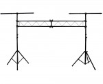 DJ or Band Portable Lighting Fixture with 10 Foot Tripod T Bar Stands & 10 Foot Truss Trussing Section