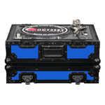 Odyssey FR1200BKBLUE Blue Designer DJ Series Case for Technics Style Turntable
