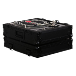 Odyssey FZ1200BL Black Label Case for Technics 1200 Style Turntables