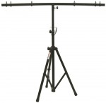 Pro Audio DJ Adjustable Tripod Stand with Top T Bar for Par Cans, Wash or Universal Lighting Fixtures