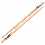 Zildjian RKWN Drumsticks Rock Wood Natural Hickory Series Wood and Barrel Tip Shape