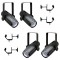 (4) LED Pinspot 2 Disco Mirror Ball Spot Chauvet Light with (4) Mounting Clamps Package Combo