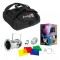 64 COMBO Par Can Polished Stage American DJ Light with Arriba AC-50 Accessory Bag Combo