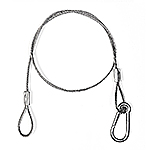24" Zinc Plated Safety Cable -Up to 700lbs