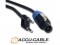 Accu Cable SK-2514B Speakon 2 to Banana 25FT Speaker Cord