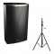 American Audio SENSE 12 Full-Range Passive Speaker Black Finish Lightweight System with 10-foot Tripod Stand
