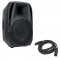 American Auido ELS15A 2-Way Active Bi-Amplified Speaker System with 15-Foot DMX Cable