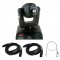 American DJ ACCU SPOT 575 Watt DMX Moving Head Lighting Effect with 2 15' DMX Cables and Safety Cable