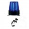 American DJ B6B LED 56 Blue LED Police Beacon Lighting Fixture with Truss Mounting Clamp