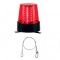 American DJ B6R LED 56 Red LED Police Beacon Lighting Fixture with Safety Mounting Clamp