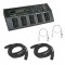 American DJ FC-400 Pro Lighting 4Ch Par Can Light Effect Controller with 2 DMX Cables and 2 Harnesses