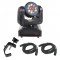 American DJ INN953 Inno 36-Watt LED Color Beam Moving Head with Truss Clamp and 2 15' DMX Cables