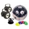 American DJ M-502L 12-Inch Mirrored Ball System Includes 2 Pinspots Motor & Color Gels