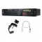 American DJ UCD100 MKII 19-Inch Rackmount Single CD/Mp3 Player with Truss Clamp and Safety Harness