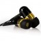 Bazooka IESW100L Black Lacquer Finish Natural Wood Woodees Blues In Earphones