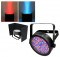 Chauvet DJ Light Slimpar 56 Compact Low Profile RGB LED UpLight Wash with Black Up Light Cover Package