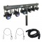 Chauvet DJ Refurbished 6SPOT LED Powered Color Changer System with 15-Foot DMX Cable and 2 Safety Cable
