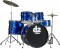 Ddrum D2 PB Police Blue Colored 5-Piece Complete Drumset Package for Beginners