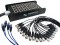 Harmony Audio HA-SB2450 Pro Stage XLR Snake Cable Box 24 Channel - 50 Feet (20 Send, 4 Returns)