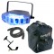 Jelly Fish Transparent Case LED Multi Color Moonflower American DJ Light  with Arriba Bag, Truss Clamp & DMX Cable Combo