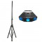 Mega Trix Dance Floor Effect LED Chauvet Light with Adjustable Height Tripod Speaker Stand Combo