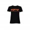 Orange Amps RET-TS-Black-Women Clothing Retro Black Tshirt w/ Orange Logo (Size S,M,L)