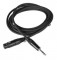 Peavey 10-Foot Neutrik TRS to Female XLR Cable with Black Flexible Outer Jacket