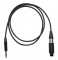 Peavey 10ft Convertcon to 1/4-Inch TRS Connector Microphone Interconnect Cable