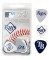 Peavey 3023120 MLB Tampa Bay Rays Guitar Pick with Medium Gauge 351 Shape - 12 Per Pack