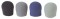 Peavey Color-Coded Windscreen Kit #1 w/ Light Gray Black Dark Gray and Navy Blue