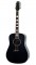 Peavey JD-AG1 Jack Daniel's Acoustic Guitar Spruce 20 Frets Black Gloss Finish