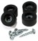 Peavey Pack of Four 3/4" Diameter 5/8" Tall Rubber Feet with Mounting Screws