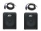 Peavey Pro Audio (2) PV118 Pro Audio DJ Passive Sub 800 Watt 18" PA Subwoofer with (2) Speakon to 1/4" Cables