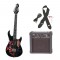 Peavey Pro Audio Rockmaster 3/4 Student Marvel Spider Man Beginner Electric Guitar with Cable, Picks, Strap & Audition Amp