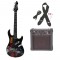 Peavey Pro Audio Rockmaster 3/4 Student Marvel Thor Beginner Electric Guitar with Cable, Picks, Strap & Audition Amp