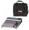 Pro Audio DJ Peavey PV10 10 Channel Audio Effects Mixer with Gator Road Case Bag