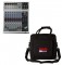 Pro Audio Peavey PV10 USB 10 Channel Audio Effects Mixer with Gator Case Road Bag Package