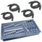 Stage Designer 50 Chauvet Lighting 48 Channel DMX-512 Controller with (4) DMX Cables Package Combo