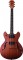 Washburn HB32DMK Hollowbody Electric Guitar w/ 22 Frets Distressed Matte Finish