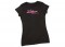Zildjian T6103 Classic Women'S Trademark Perfect Fit Tee with Hot Pink Logo in Front & Trademark on Back - Large